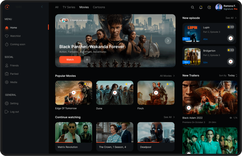 melhores filmes e streamers